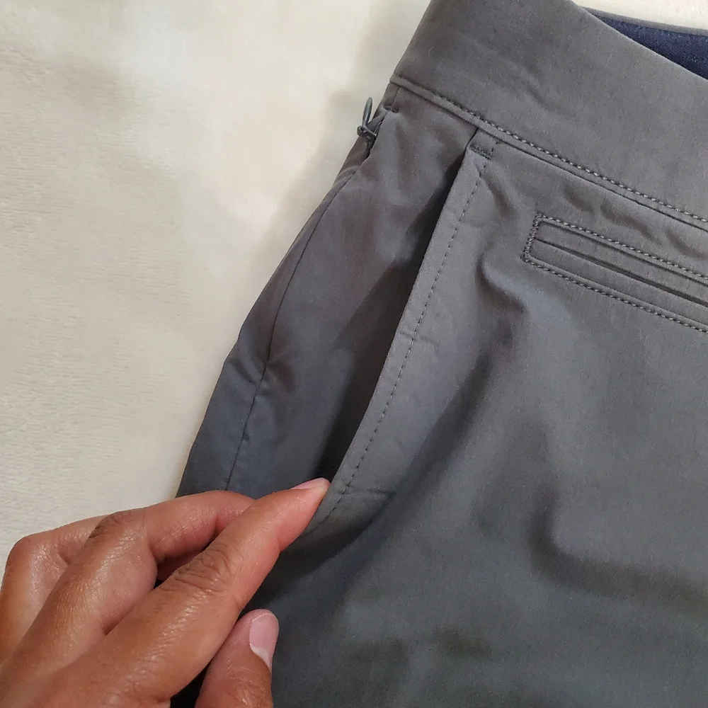 J. Crew Tech Pant 484 Slim Size 34x30. Gray Color.  SKU# A-64